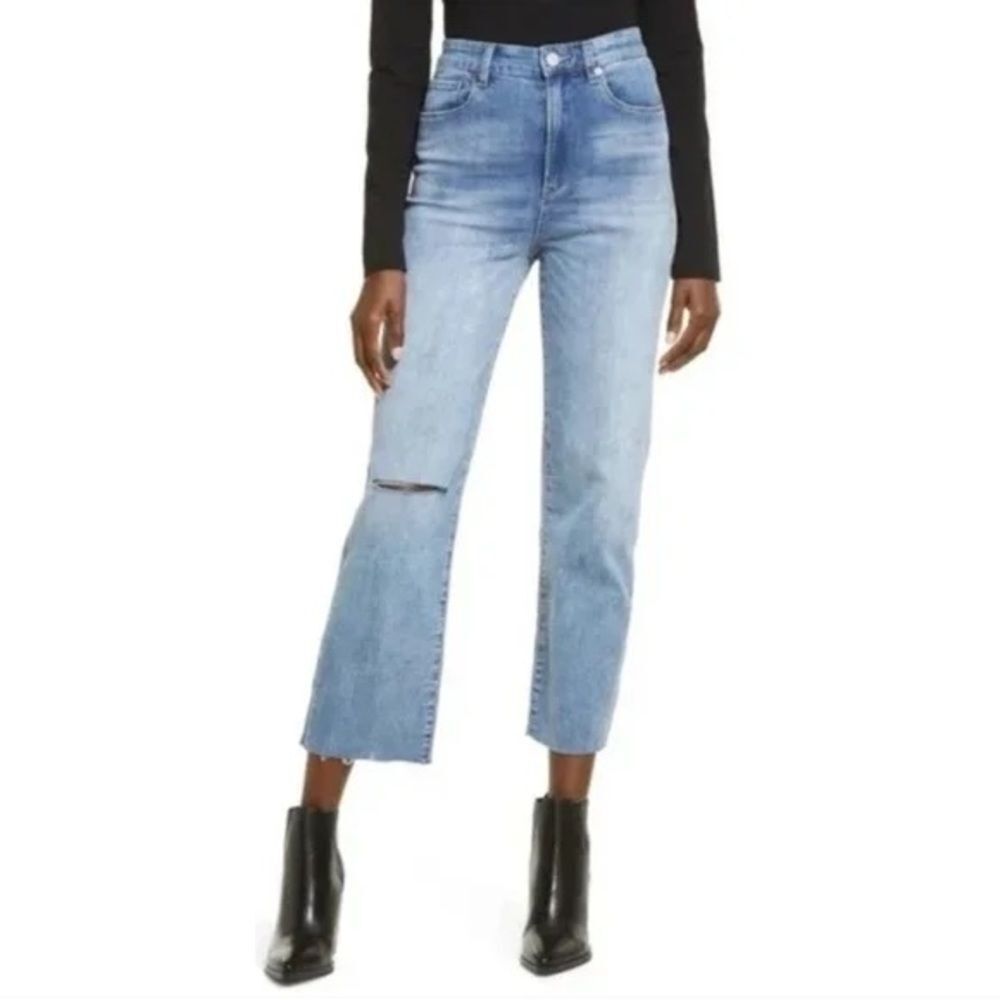 NWT Blank NYC The Baxter High Rise Ribcage Stretchy Straight Leg Jeans . Size 30